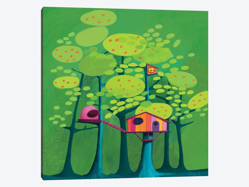 Tree House by LaureH 1-piece Art Print