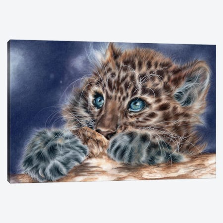 Scaredy Cat II Canvas Print #REL35} by Rosabelle Canvas Print