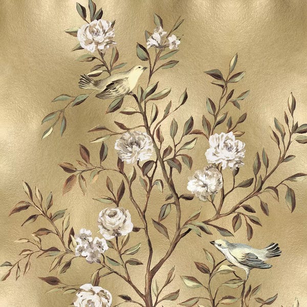 Granny Chic: Chinoiserie In Gold I by Reneé Campbell