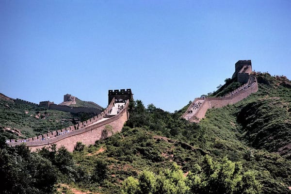 The Great Wall Of China: Badaling, Great Wall Of China, Hebei Province, People's Republic Of China by Ric Ergenbright