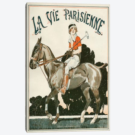 1919 La Vie Parisienne Magazine Cover Canvas Print #REV1} by Rene Vincent Art Print