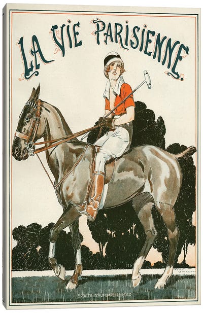 1919 La Vie Parisienne Magazine Cover Canvas Art Print
