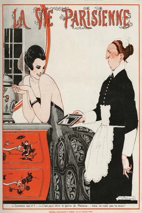 1922 La Vie Parisienne Magazine Cover