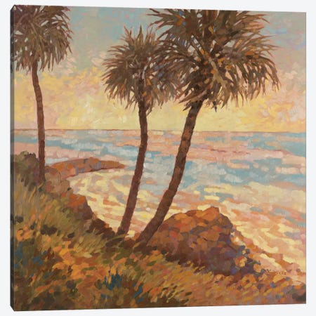 Palm Breeze I Canvas Print #REY11} by Graham Reynolds Canvas Art Print