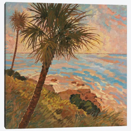 Palm Breeze II Canvas Print #REY12} by Graham Reynolds Canvas Print