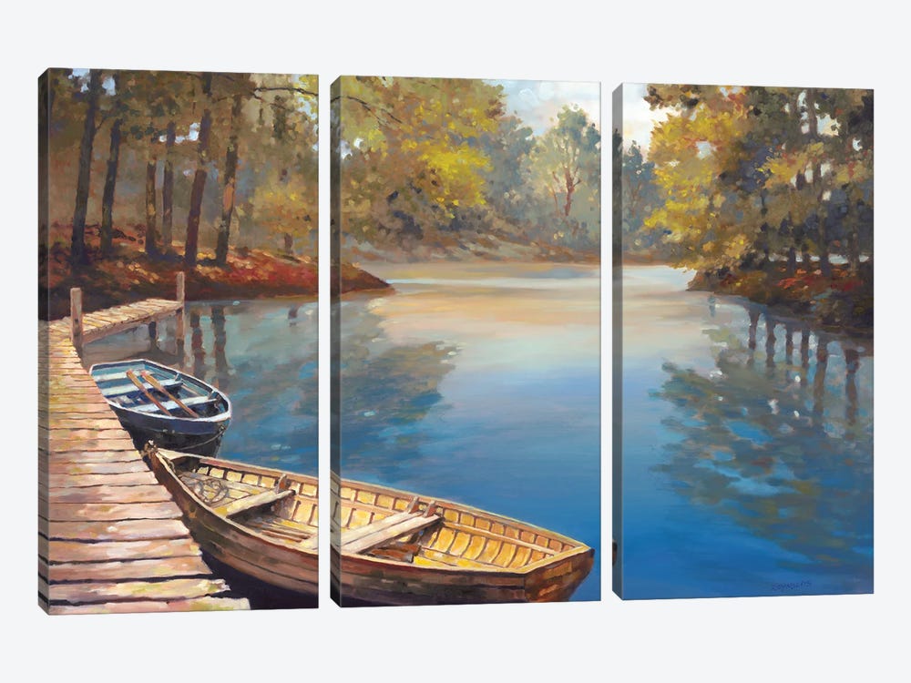 Private Parking 1 by Graham Reynolds 3-piece Canvas Art