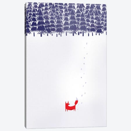 Alone In The Forest Canvas Print #RFA17} by Robert Farkas Canvas Wall Art