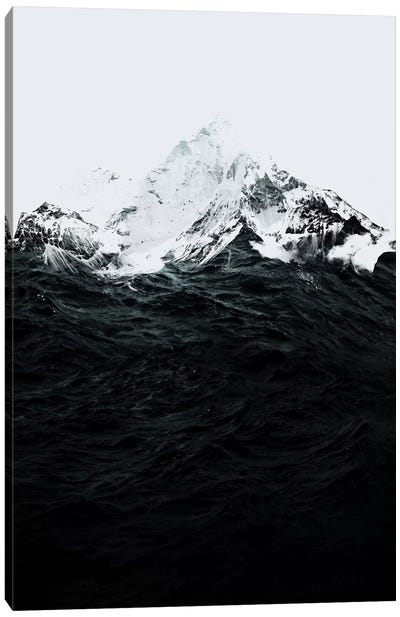 Those Waves Were Like Mountains Canvas Art Print - Robert Farkas
