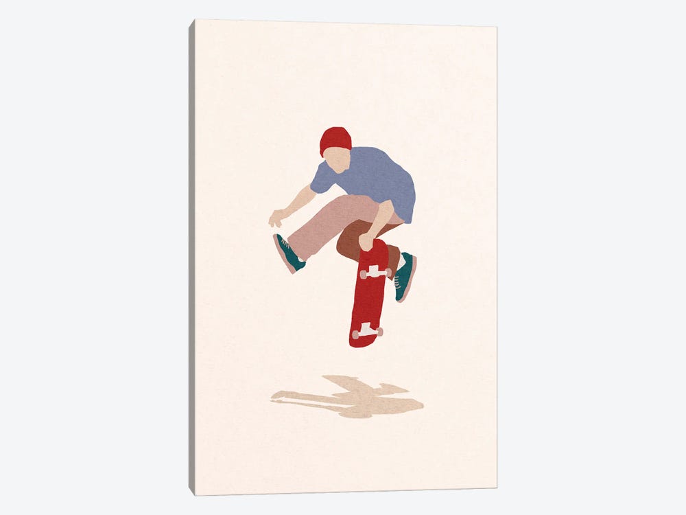 Skate Airwalk by Robert Farkas 1-piece Canvas Print