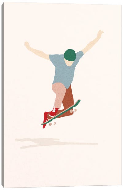 Skate Non-Comply Canvas Art Print - Robert Farkas