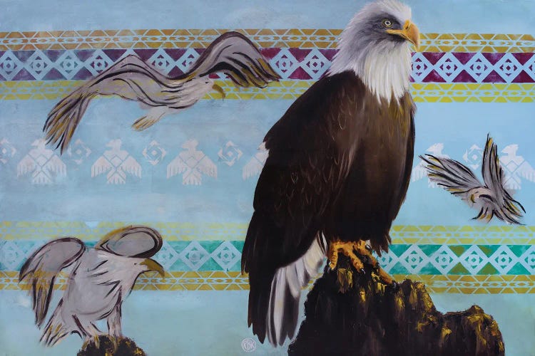 Bald Eagle by Rebeca Fuchs wall art