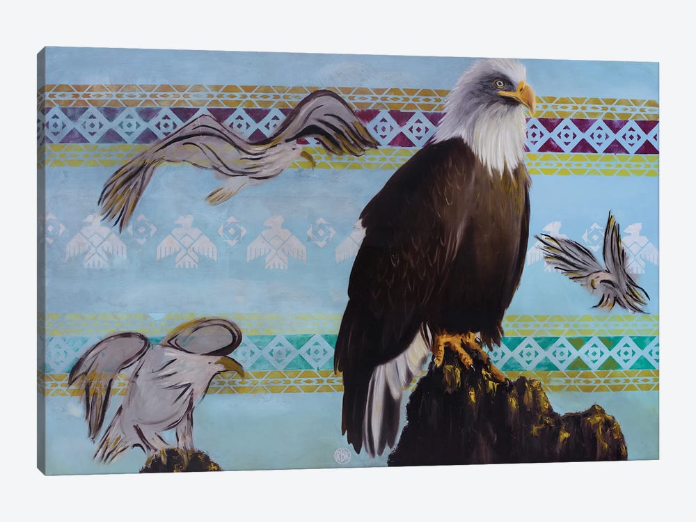 Bald Eagle by Rebeca Fuchs 1-piece Canvas Art Print