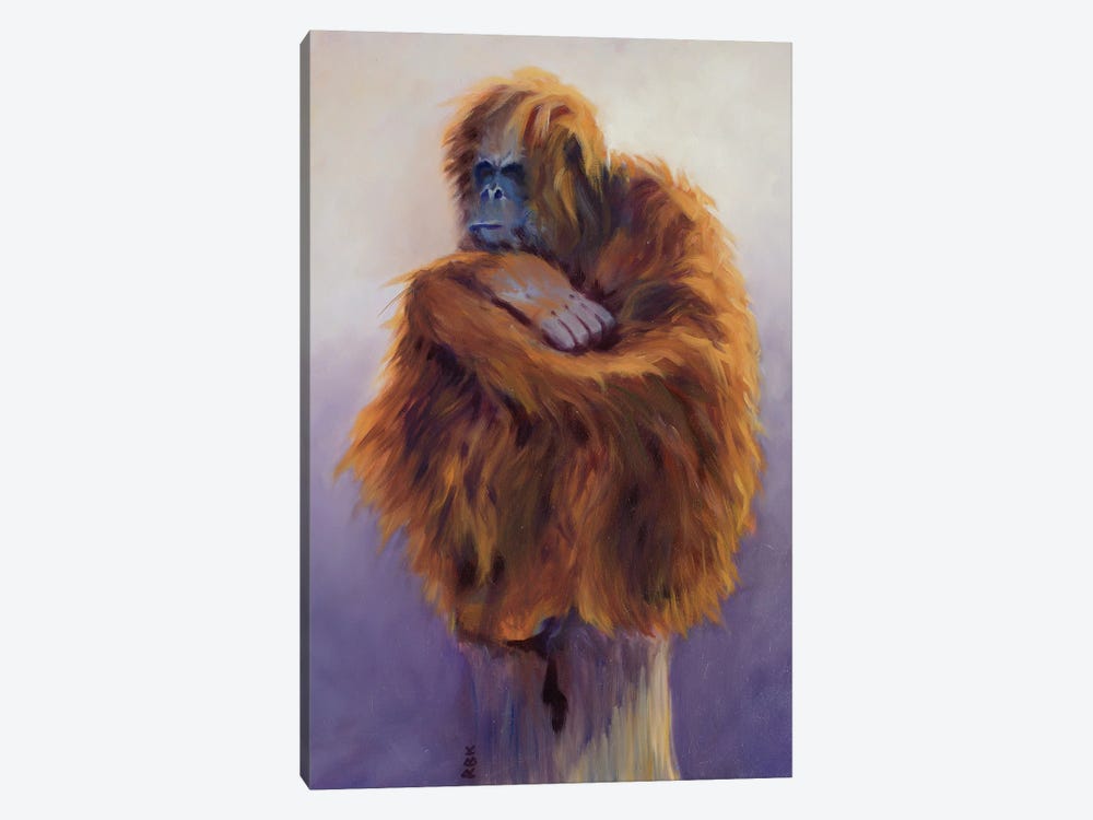 Orangutan by Rebeca Fuchs 1-piece Canvas Art