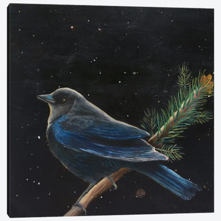 Rusty Blackbird Canvas Print #RFC52} by Rebeca Fuchs Canvas Print