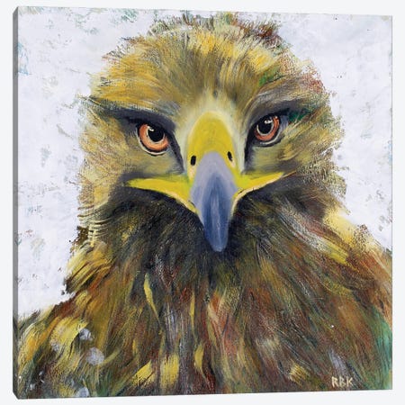 Golden Eagle Canvas Print #RFC59} by Rebeca Fuchs Canvas Art Print