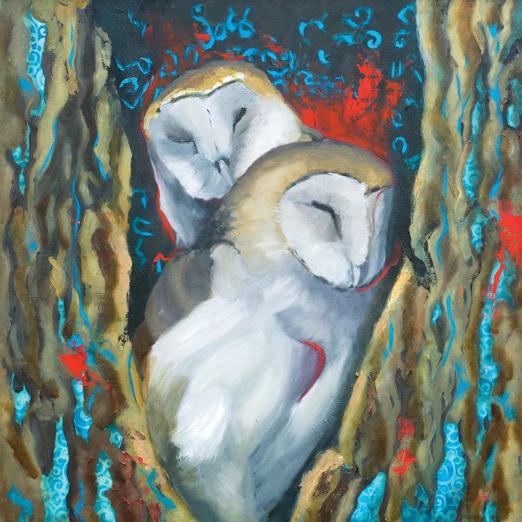 Barnowls Love by Rebeca Fuchs wall art