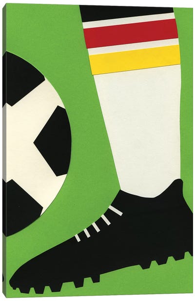 Team Germany Canvas Art Print - Soccer Art