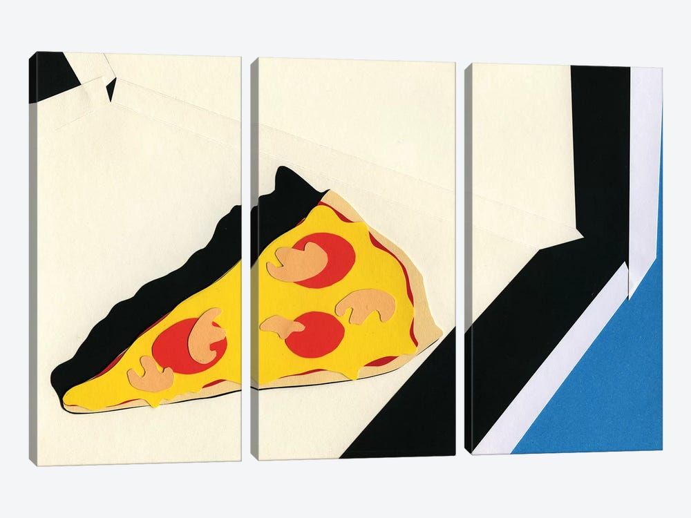 The Last Slice by Rosi Feist 3-piece Canvas Print