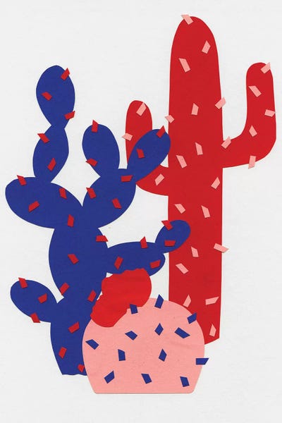 Three Succulents by Rosi Feist multi panel art