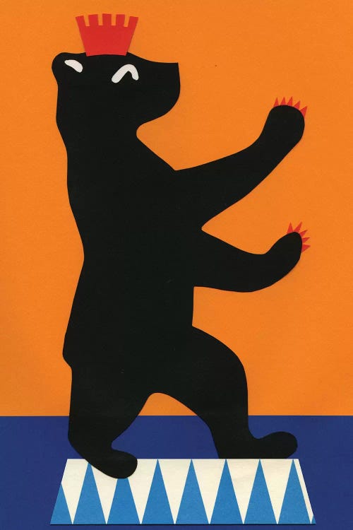 Berlin Bear by Rosi Feist wall art