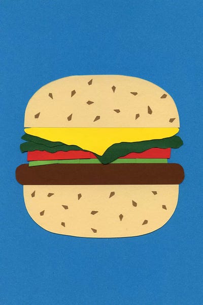 Pop Art Kitchen: Veggieburger by Rosi Feist