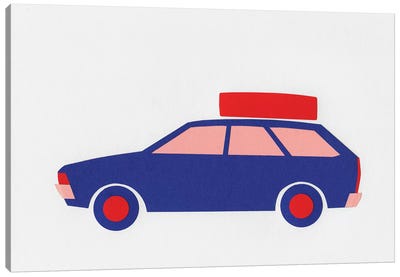 Volkswagen Passat B1 Kombi Canvas Art Print - Cars By Brand