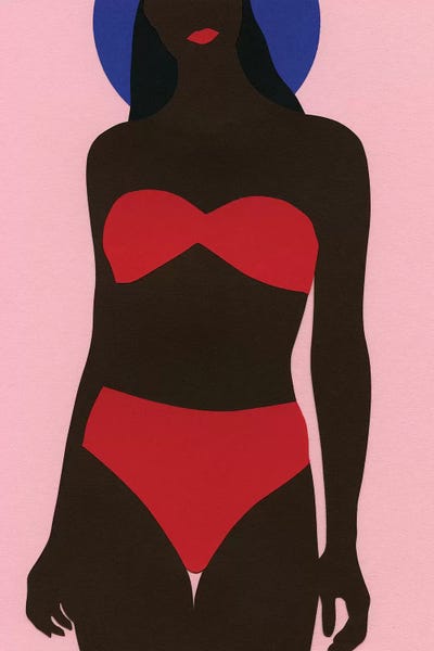 Women On The Beach by Rosi Feist multi panel art