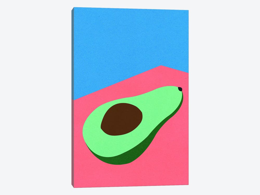 Avocado On The Table by Rosi Feist 1-piece Canvas Wall Art