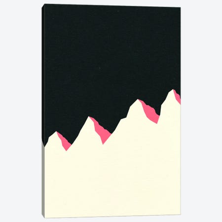 Dark Night White Mountains Canvas Print #RFE124} by Rosi Feist Canvas Art Print