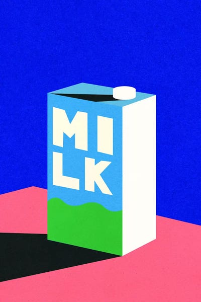 Pop Art Kitchen: Milk by Rosi Feist