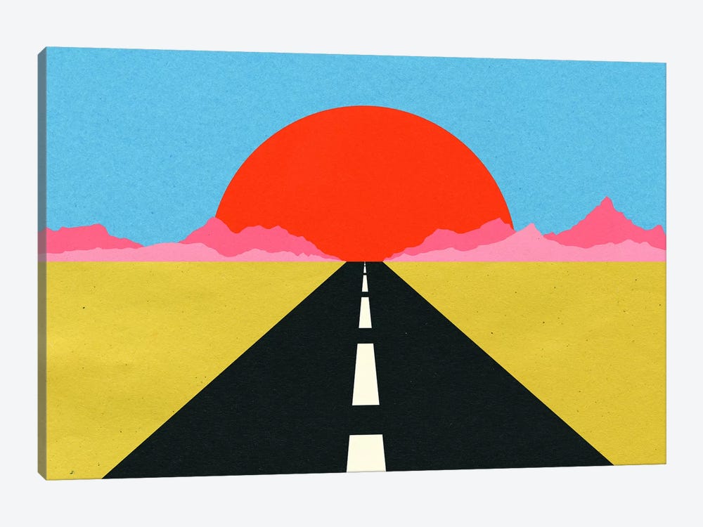 Road To Sun by Rosi Feist 1-piece Canvas Artwork