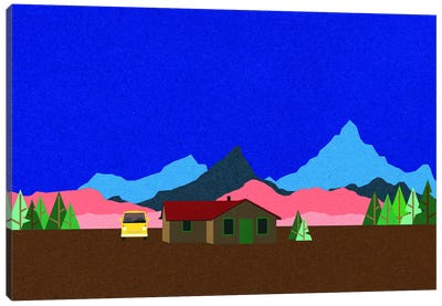 Sierra Nevada Mountain Hut Canvas Art Print - Sierra Nevada Art