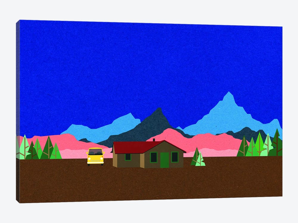 Sierra Nevada Mountain Hut by Rosi Feist 1-piece Canvas Art Print
