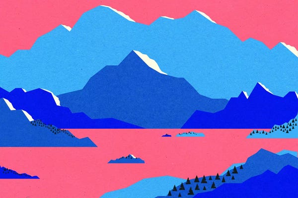 Blue: Swedish Morning II by Rosi Feist