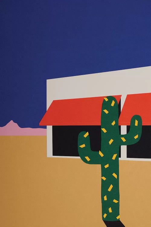 Boutique With Cactus by Rosi Feist wall art