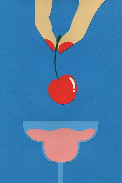 Pop Art Kitchen: Cherry Nails II by Rosi Feist