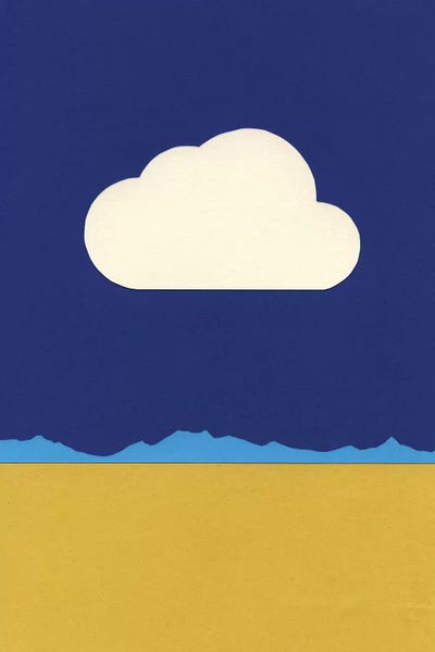 Cloud Over The Desert by Rosi Feist multi panel art