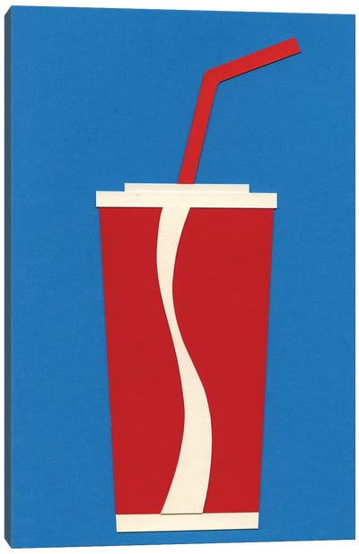 Cup of Coke Canvas Art Print - Rosi Feist