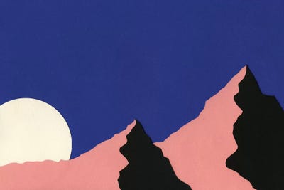 Death Valley Moon I by Rosi Feist multi panel art