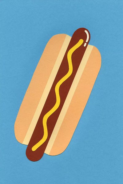 Pop Art Kitchen: American Hot Dog by Rosi Feist