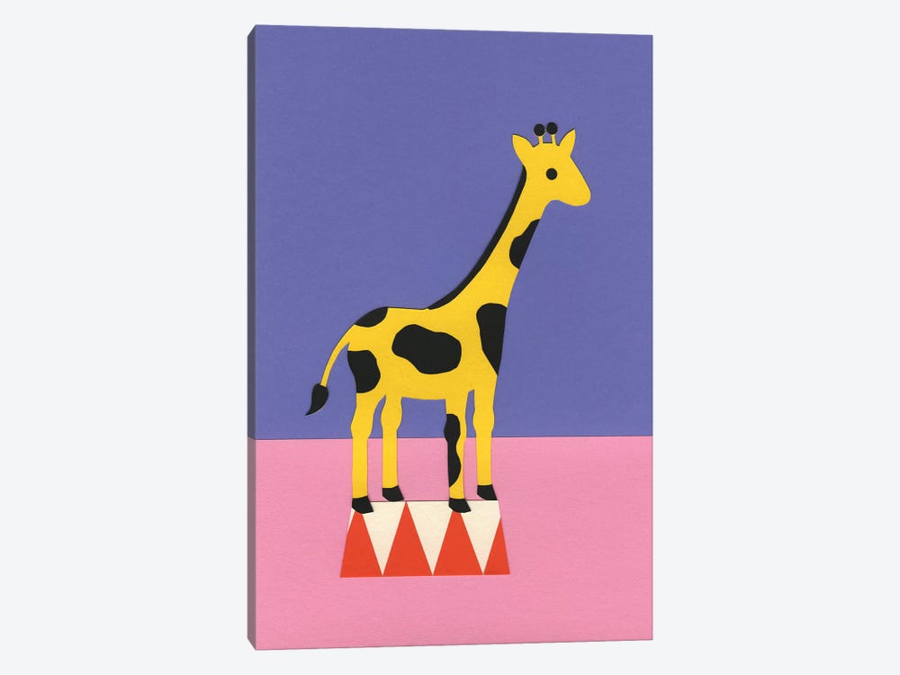 Giraffe Aloopi by Rosi Feist 1-piece Canvas Art