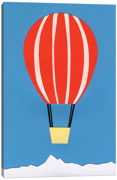 Hot Air Balloon Canvas Art Print - Rosi Feist