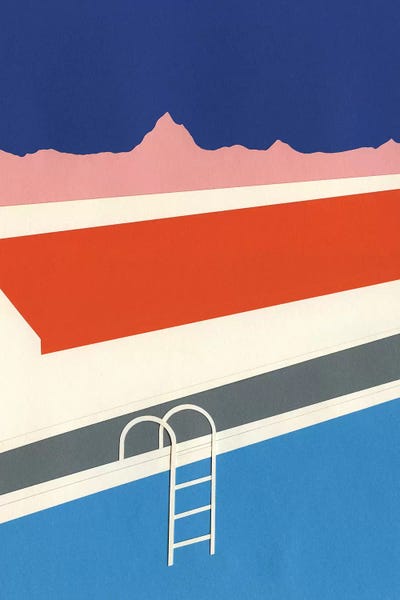 Keoughs Hot Springs by Rosi Feist multi panel art