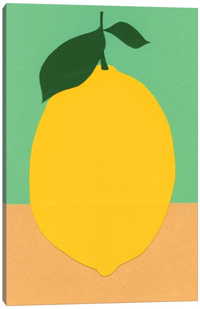 Lemon Canvas Art Print