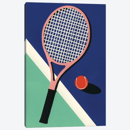 Malibu Tennis Club Canvas Print #RFE59} by Rosi Feist Canvas Print