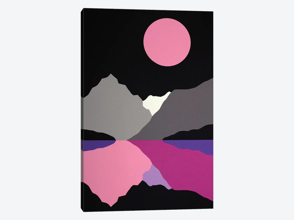 Moonlight On Lake Tenaya by Rosi Feist 1-piece Canvas Artwork