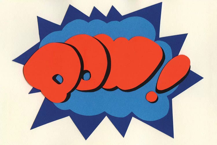 Neon POW! by Rosi Feist wall art