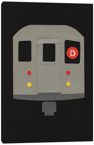 New York Subway Car R62 Canvas Art Print