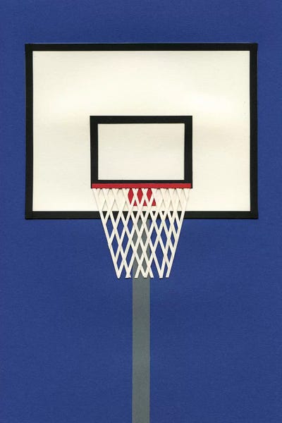 Kids Sports Art: Oakland Basketball Team III by Rosi Feist