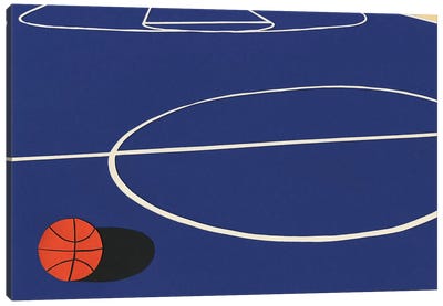 Oakland Basketball Team II Canvas Art Print - Indigo Art